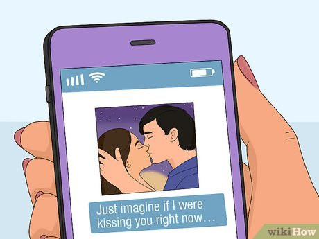 Tease him with a good time so he pictures everything you’d do together.