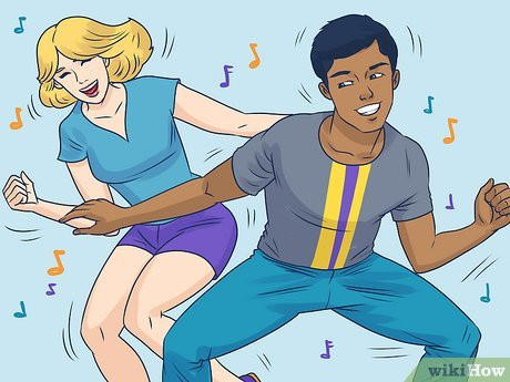 Step 1 Challenge her to a dance-off or make up a goofy dance just for her.