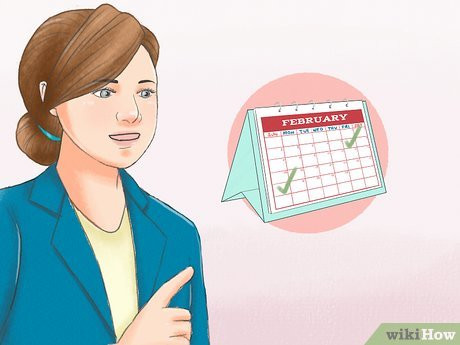 You might have to work around his schedule.